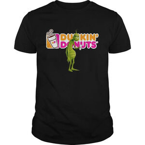Grinch Drinking Dunkin Donuts Shirt